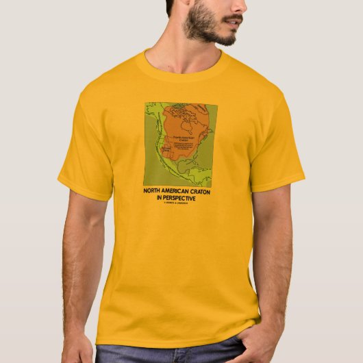 北米地域の視点 Tシャツ (正面)