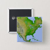 北米地形図 缶バッジ (正面&裏面)