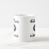 北米大陸分水界の道のハイキング多く心配より少ないマグ コーヒーマグカップ (中央)