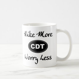 北米大陸分水界の道のハイキング多く心配より少ないマグ コーヒーマグカップ