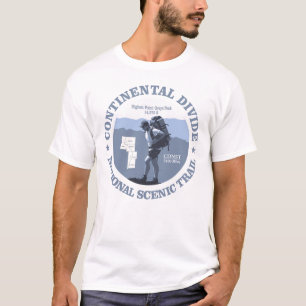 北米大陸分水界の道(rd) tシャツ
