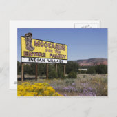 北米大陸分水界、ニューメキシコのルート66 ポストカード (正面/裏面)