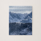北米大陸分水界COのロッキー山脈の国民の標準 ジグソーパズル (縦)