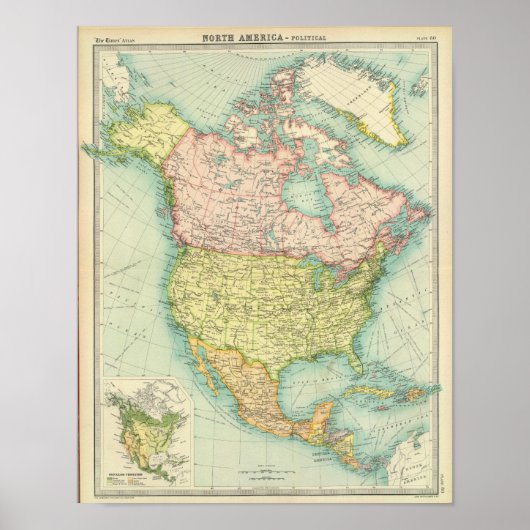 北米政治 ポスター (正面)