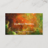 北米星雲 名刺 (裏面)