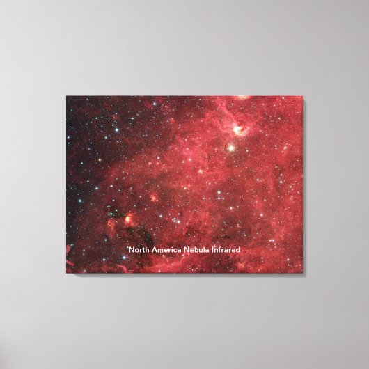 北米星雲 赤外線 キャンバスプリント (正面)