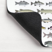 北米淡水魚グループ マウスパッド (コーナー)