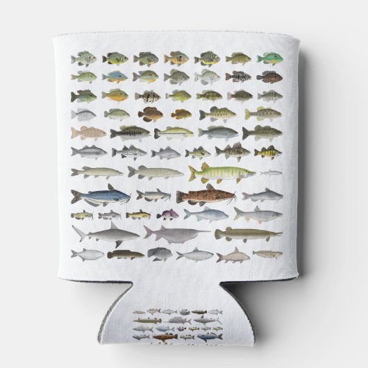 北米淡水魚グループ 缶クーラー (裏面)