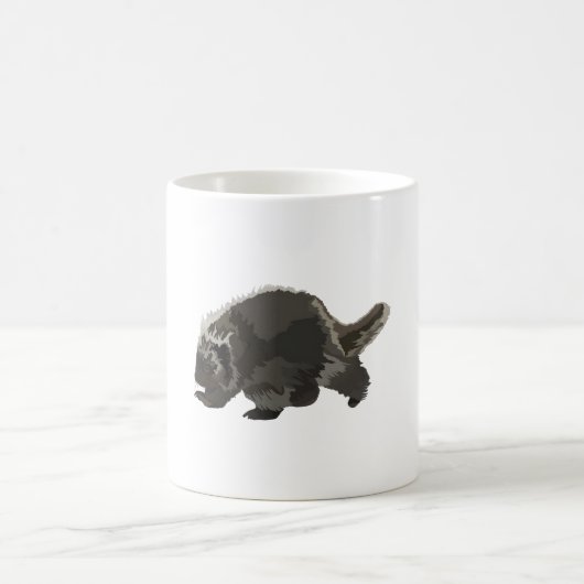 北米産のヤマアラシだ コーヒーマグカップ (中央)