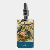 北米産の鳥 | Gustav Mtzelラゲッジタグ ラゲッジタグ (正面縦)