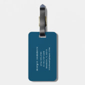 北米産の鳥 | Gustav Mtzelラゲッジタグ ラゲッジタグ (裏面縦)