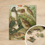 北米産の鳥 | Gustav Mtzel ジグソーパズル<br><div class="desc">1891年の著書『Die Nordamerikanische Vogelwelt』(北アメリカの鳥の世界)からドイツのアーティストGustav Mtzelによるイラストレーション。この本は、ハインリッヒ・ニューリングが遭遇した、あるいは遭遇した北米の鳥の各々について読説明している。本の内容は図解入りの、写真付きの、ワシントンのスミソニアン大学と国立博物館のロバート・リッジウェイ教授、ライプツィヒのゲーリング教授、ベルリンの学術的に訓練されたアーティストのグスタフ・ミュッツェルによって美しい。デザインツールを使用してイメージのカスタム文字を追加したり、イメージをカスタマイズする。</div>