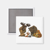 北米産ジャグバンド磁石 マグネット (正面/裏面)