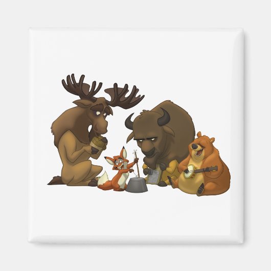 北米産ジャグバンド磁石 マグネット (正面)