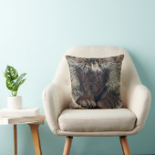 北米産ヤマアラシ装飾用クッション クッション (椅子)