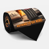 北米統一:立ち上がる煙 ネクタイ (ロール)