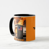 北米統一：立ち上がる煙 マグカップ (正面左)