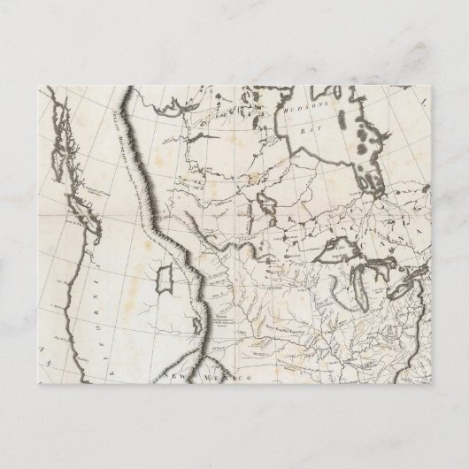 北米総図 ポストカード (正面)