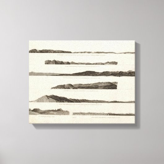 北米西海岸4 キャンバスプリント (正面)