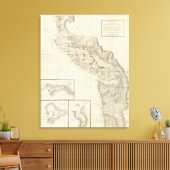 北米西海岸 キャンバスプリント (インサイチュ (リビング))