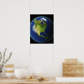 北米見る宇宙2 ポスター (キッチン)