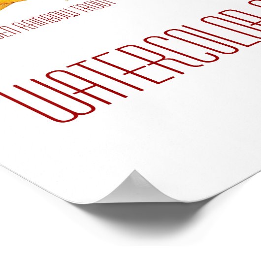 北米魚の芸術 ポスター (角)