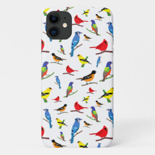 北米鳥カラフル類型iPhoneケース iPhone 11 ケース