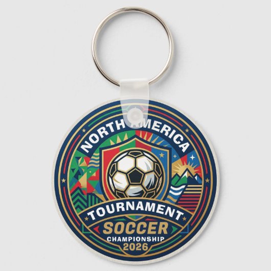 北米2026サッカー大会 キーホルダー (正面)