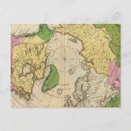 北米、アジア ポストカード (正面)