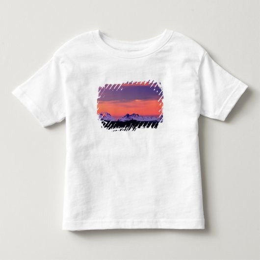北米,アメリカ,オレゴン州,スリーシスターズ山 トドラーTシャツ (正面)