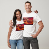 北米,アメリカ,ワシントン州,シアトル。日の出 Tシャツ (ユニセックス)