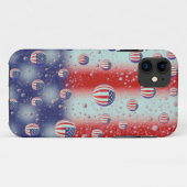 北米,アメリカ,ワシントン州,レッドモンド,アメリカ国旗 Case-Mate iPhoneケース (裏面(横))