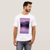 北米，アメリカ，ワシントン，山・ベイカー Tシャツ (正面フル)