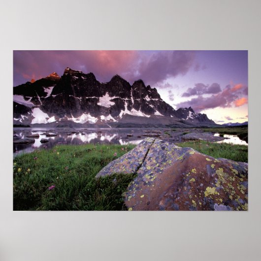 北米、カナダ、アルバータ、ジャスパー ポスター (正面)