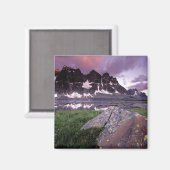 北米、カナダ、アルバータ、ジャスパー マグネット (正面/裏面)