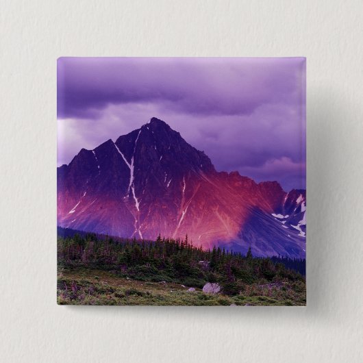 北米、カナダ、アルベルタ、カナダ 缶バッジ (正面)