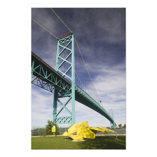 北米、カナダ、オンタリオ、ウィンザー: フォトプリント (正面)