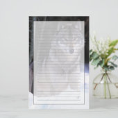 北米、カナダ、カナダ東部、グレーウルフ 便箋 (スタンド正面)