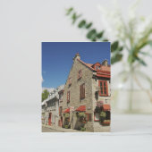 北米、カナダ、ケベック、オールドケベック市。 ポストカード (スタンド正面)