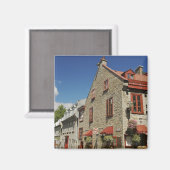 北米、カナダ、ケベック、オールドケベック市。 マグネット (正面/裏面)