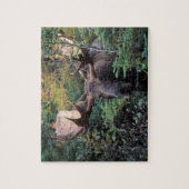 北米、カナダ、ノバスコシア、ブレトン岬 ジグソーパズル (縦)