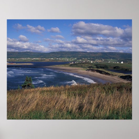 北米、カナダ、ノバスコシア、ブレトン岬、 ポスター (正面)