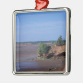 北米、カナダ、ノヴァスコシア、エコノミー、ベイ メタルオーナメント (左)