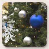 北米.ツリー上のクリスマスの装飾。 コースター (正面)