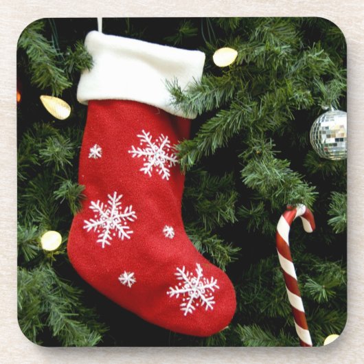 北米.ツリー上のクリスマスの装飾。3 コースター (正面)