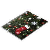 北米。ツリー上のクリスマスの装飾。5 ノートブック (左側)