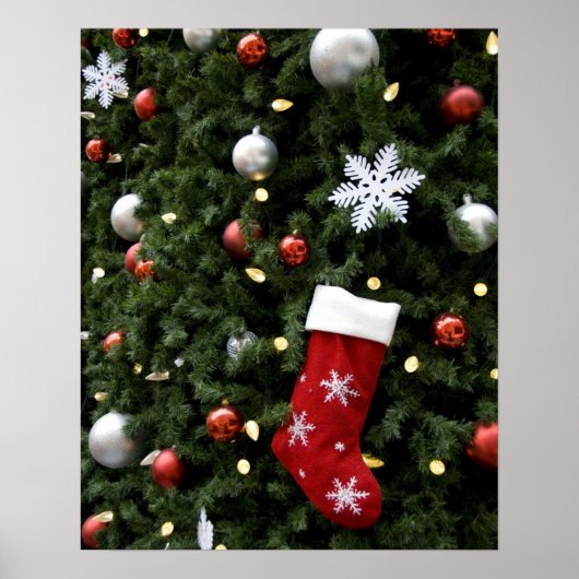 北米。ツリー上のクリスマスの装飾。5 ポスター (正面)