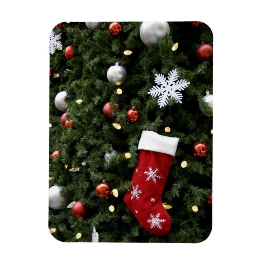 北米。ツリー上のクリスマスの装飾。5 マグネット (縦)