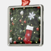 北米。ツリー上のクリスマスの装飾。5 メタルオーナメント (左)