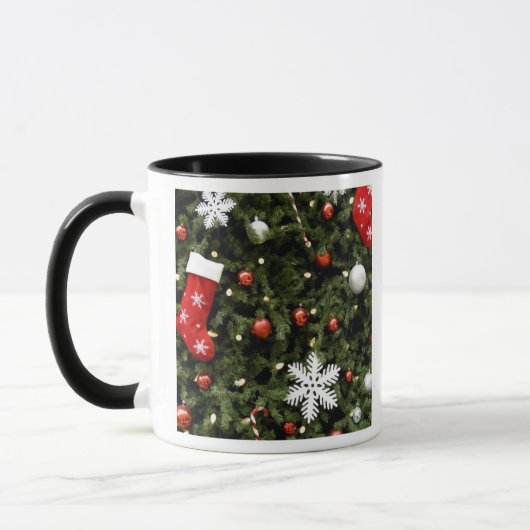 北米。ツリー上のクリスマス飾り。2 マグカップ (左)